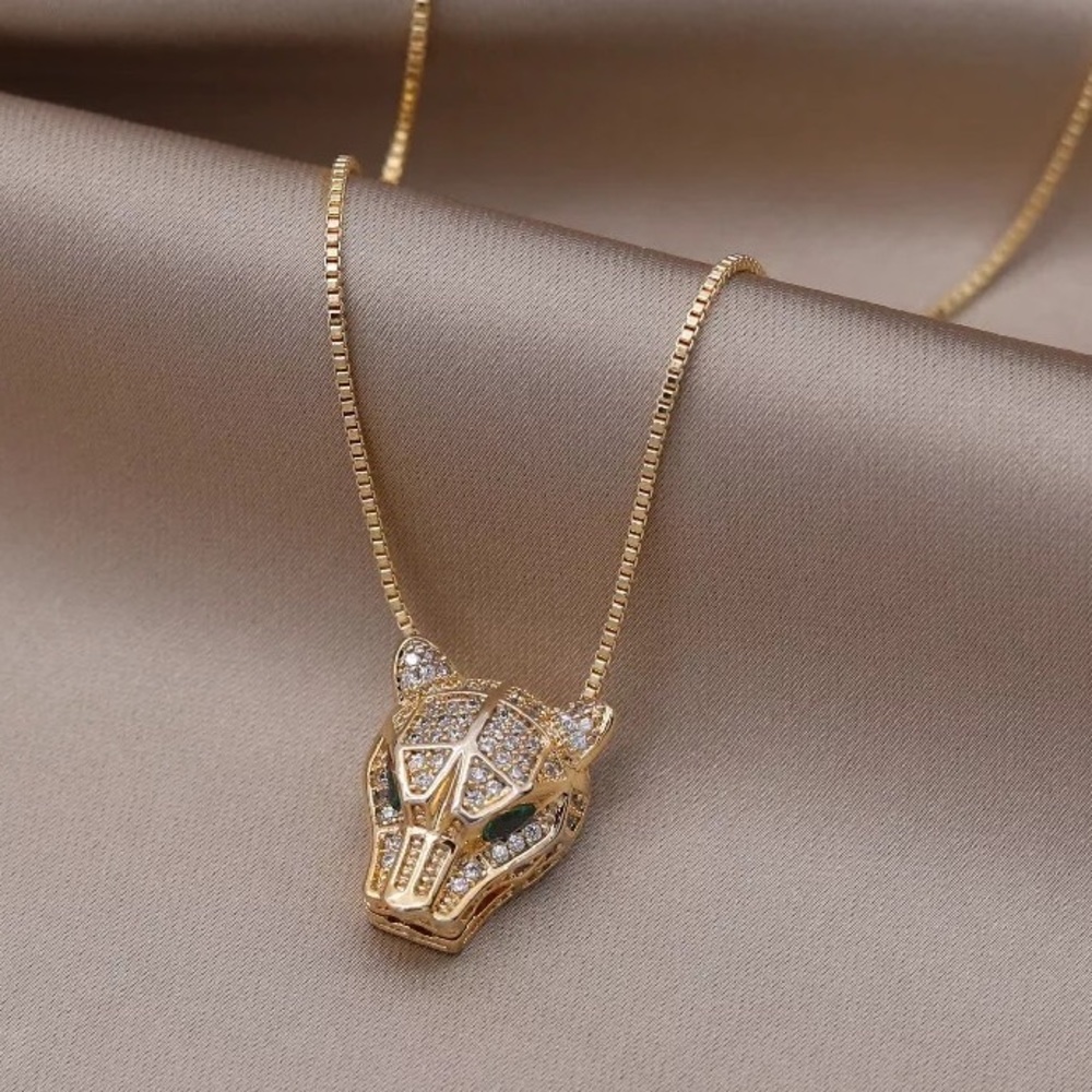 14k Panther Necklace - Picture 5 of 13